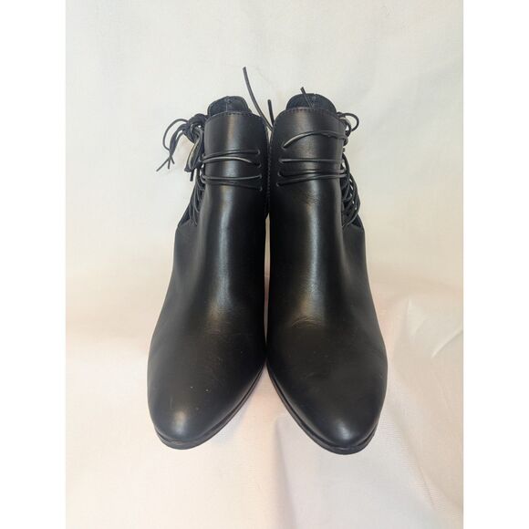 👢 Kelsi Dagger Brooklyn Wellington Black Marble Bootie Size 9 - Picture 2 of 6